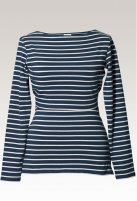 Boob zwangerschaps- en borstvoedingsshirt Simone, blue/offwhite stripe