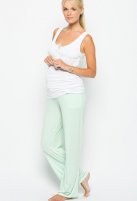 Amoralia pyjama/lounge broek, mint stripe