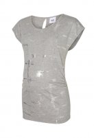 Mama Licious zwangerschaps T-shirt Grace, light grey melange
