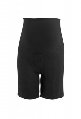 Noppies linnen zwangerschapsshort, black