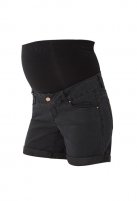 Mama Licious zwangerschapsshort Alberte, denim black