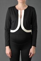 Mami cardigan black/white