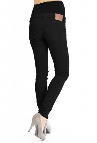 Queen Mum Slimfit zwangerschapsjeans 3599, black