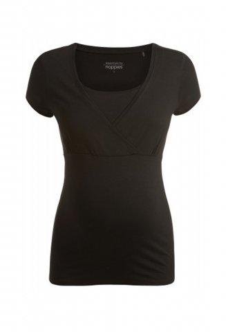 Noppies borstvoeding T-shirt Lely, black