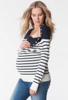 Seraphine zwangerschap en borstvoedingstrui Tilly, navy