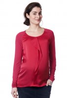 Noppies zwangerschapsblouse Lana, cerise