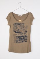 Sisters zwangerschaps T-shirt Zoe, khaki