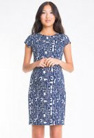 Fragile Skinny Dress, navy