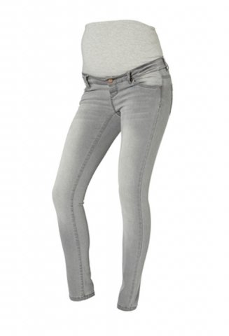 Mama Licious zwangerschapsjeans skinny Ida, light grey, lengte 32