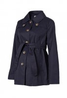 Mama Licious Short Trenchcoat Patricha, blue