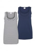 Mama Licious borstvoedings tank top, Sofia Nell, duopack striped...