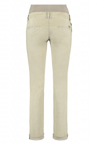 Love2Wait zwangerschapsbroek chino taupe