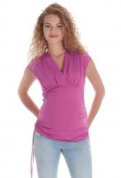 Queen Mum zwangerschaps- en borstvoedings T-shirt, pink