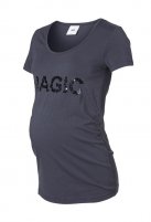Mama Licious zwangerschaps T-shirt Good, dark grey