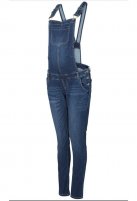 Mama Licious salopette Naomi, dark blue denim