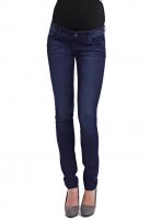 Queen Mum Slimfit zwangerschapsjeans, indigo blue