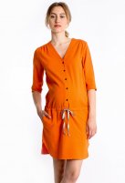 Fragile Shirt Dress, mandarin