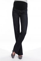 Queen Mum Bootleg zwangerschapsjeans, dark