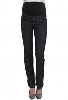 Queen Mum Straight zwangerschapsjeans, dark