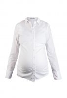 Queen Mum zwangerschapsblouse 2509, white