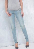 Queen Mum Slimfit zwangerschapsjeans, light blue