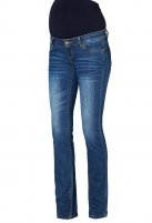 Mama Licious straight zwangerschapsjeans Frey, denim, lengte 34