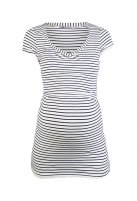 Queen Mum zwangerschaps T-shirt, striped