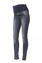 Mama Licious slim zwangerschapsjeans Moon, dark blue denim