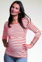 Boob zwangerschaps- en borstvoedingsshirt Simone, stripe...
