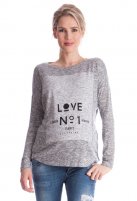 Seraphine zwangerschapstrui Love No1, grey