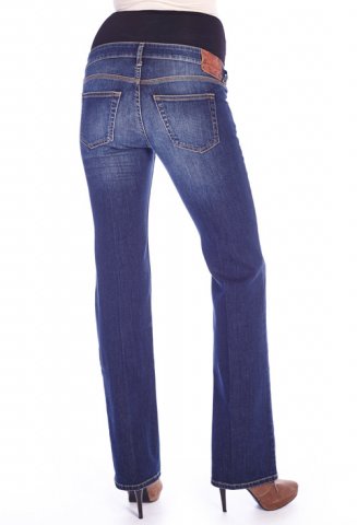 Queen Mum zwangerschapsjeans Bootcut, blue