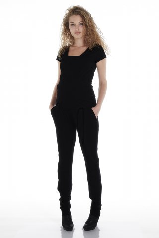 Queen Mum nursing catsuit, black