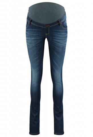 Love2wait Skinny zwangerschapsjeans Sophia Zip pockets, darkwash